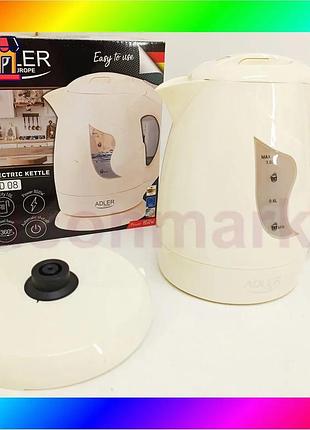 Bs електрочайник adler ad best mix 08 1.0л beige bas77/n