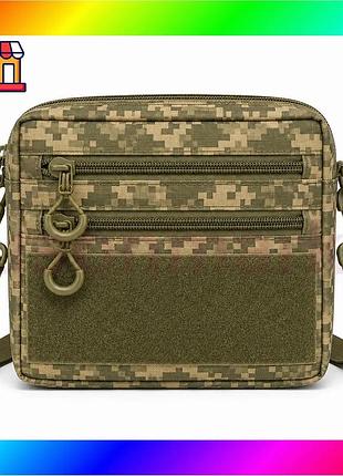 Bs мужская тактическая сумка best mix edc cordura 600d, сумка из кордуры для патчей пиксель bas77/n