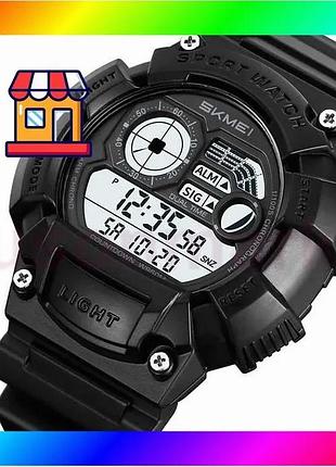 Bs годинник наручний чоловічий best mix skmei 2403bkwt bas77/n