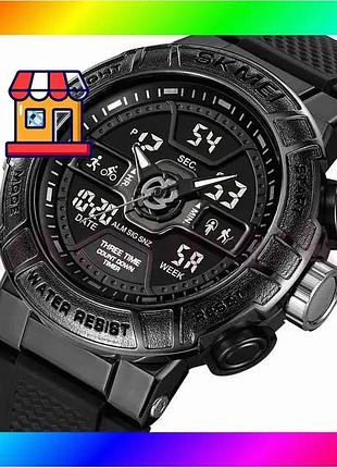 Bs годинник наручний чоловічий best mix skmei 2227bk bas77/n