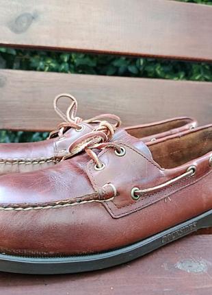 Мужские кожаные топсайдеры sebago docksides