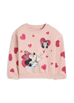 🎀 розовый утепленный свитшот для девочки из minnie mouse | disney / c&amp;a