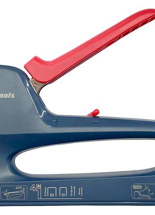 Степлер magtools 4 в 1 скоба 6-14мм x гвоздь 10-15мм (м-х-147)