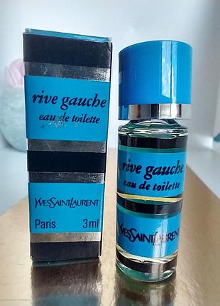 Rive gauche yves saint laurent винтажная миниатюра 3мл