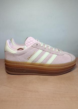 Стильні замшеві кросівки adidas gazelle bold 38р.