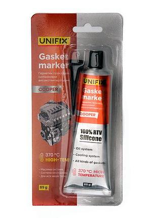 Герметик прокладок unifix 85г x 370°с медный (940014)
