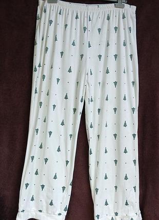 Штаны женские велюровые,, теплые, елочка, xl, eur 46-48,  батл