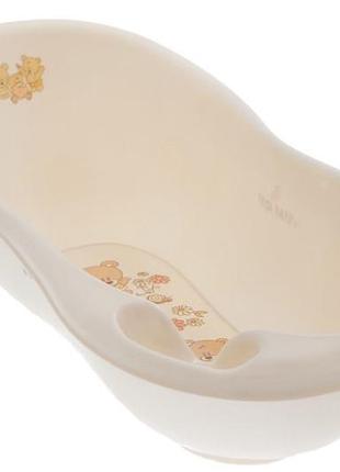 Ванночка 102 см ms-005-lux-119 "lux ведмедик" бежева tega
