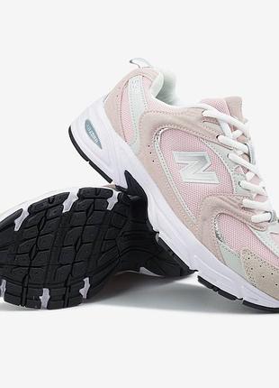 Кросівки new balance 530 pink silver white арт 4091