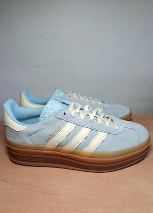 Стильные замшевые кроссовки adidas gazelle bold 40р.