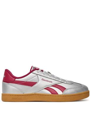 Женские кеды сникерсы smash edge reebok 39 (25см) серебристые