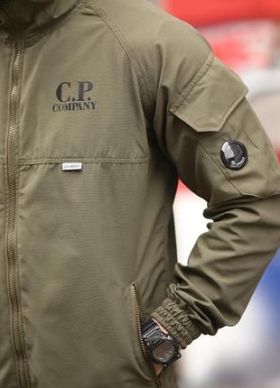 Спортивний костюм чоловічий c.p. company хакі мікро рип-стоп бавовна/нейлон