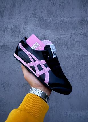 Asics onitsuka tiger x patou black/pink satin 🖤🩷