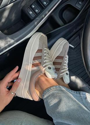 Adidas campus х bad bunny chalky brown