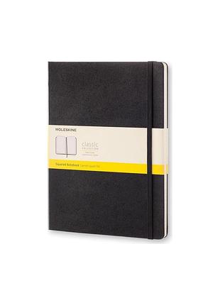Записник moleskine classic великий, клітинка чорний (qp091)