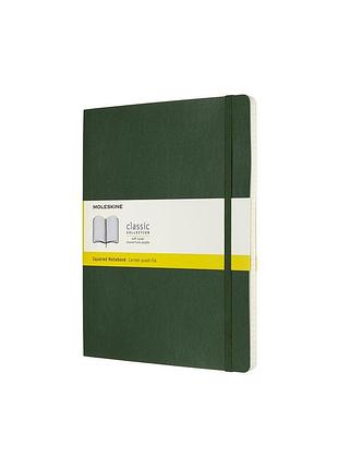 Записник moleskine classic великий, клітинка миртовий зелений м’який (qp622k15)