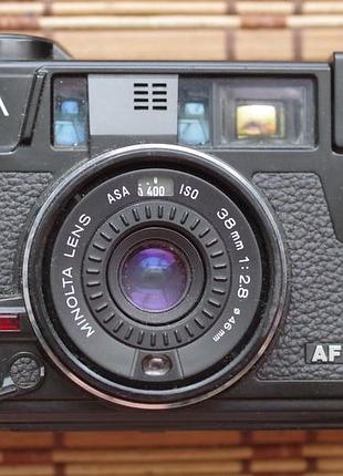 Фотоапарат minolta hi-matic af-2 rokkor 2.8 38 mm на запчастини