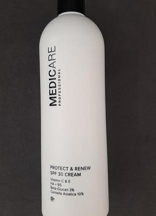 Зволожуючий захисний крем для завершення процедур hydrant post-theatment cream spf 30 medicare 500 мл