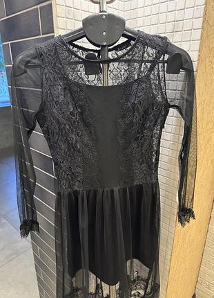 Ніжна подвійна  сукня 👗 мережево сіточка