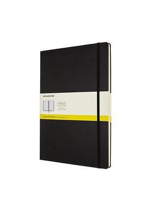 Записник moleskine classic а4, клітинка чорний (qp111)