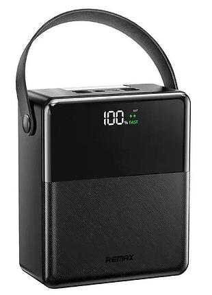 Повербанк 100000mah 27w remax fp-1 black power bank с фонарем и быстрой зарядкой