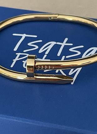 Браслет цвях у стилі cartier