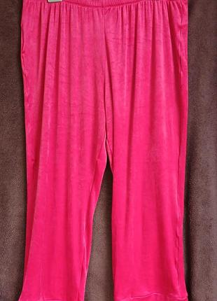 Штаны женские, красные, домашние, велюрчик, 2 xl, eur 50-52,  батл