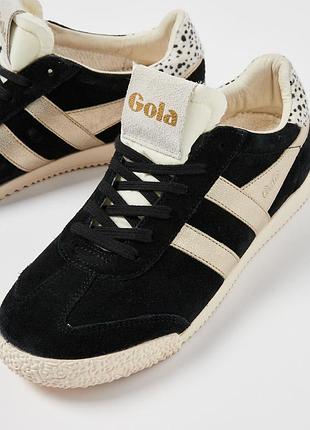 Gola black & gold elan animal trainers кросівки
