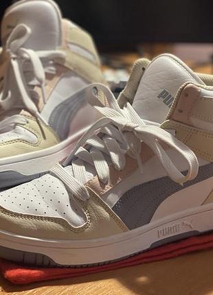 Жіночі кросівки  puma rebound layup high top sneakers