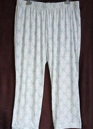 Штаны женские домашние,  в бантик, 2 xl, eur 50-52,  батл