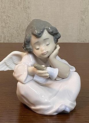 Порцелянова статуетка lladro «ангел — небесний дзвін».