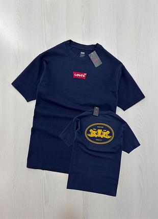 Футболка levi's - navy blue - ryses
