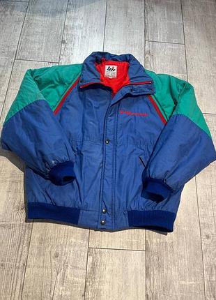 Винтажная мужска гоночная  жилетка куртка kawasaki racing 90s usa