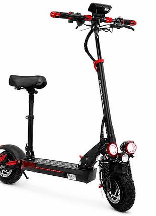 Повнопривідний електросамокат з сидінням kugoo kirin m4 pro ultra 2000w x2 48v 21ah new 2026