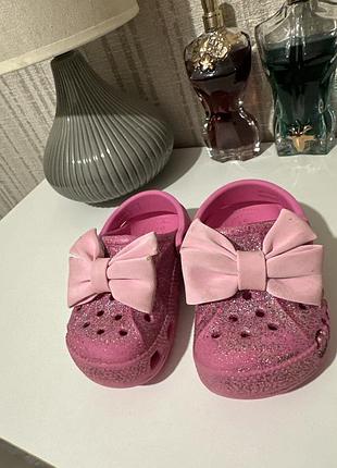 Сабо crocs на дівчинку  с 7 оплата на картку 3