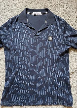 Чоловіча футболка stone island поло.