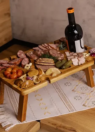 Винний столик-менажниця 50*30*18 см
