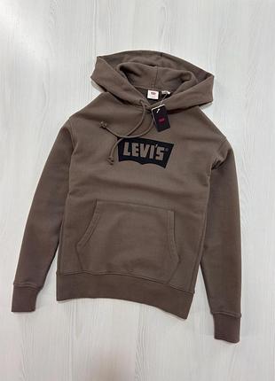 Худі кофта levi’s brown