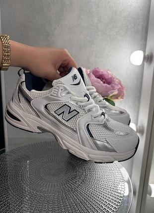Стильні кросівки new balance 530 silver premium