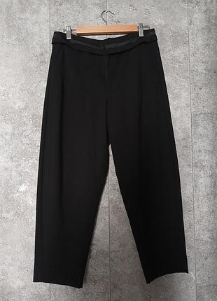 Брюки с сатиновым поясом zara