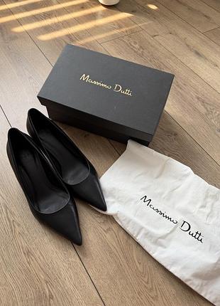 Туфлі лодочки massimo dutti 36