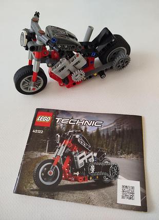 Конструктору lego technic 42132 мотоцикл. набор "2-в-1"