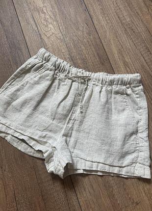 Лляні шорти h&m