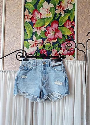 Красиві блакитні джинсові шорти denim co.