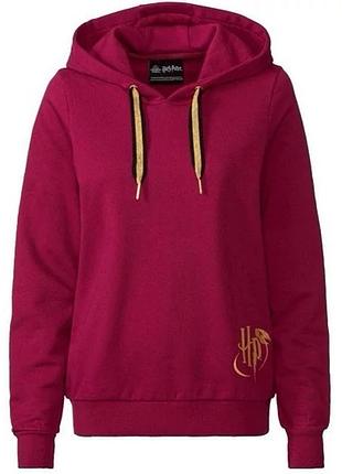 Худи с начесом для женщины disney harry potter 390446 m бордовый