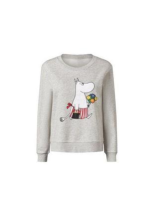 Світшот з начосом для жінки disney lidl 491146 m сірий