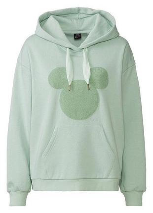 Худі з начосом для жінки disney mickey mouse 412711 l зелений