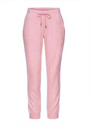Спортивные штаны slim fit с начесом для женщины esmara lidl 492519 s розовый