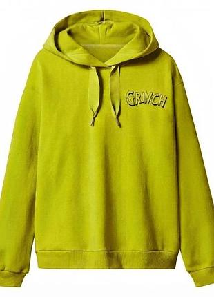 Худі з начосом для жінки disney grinch 458449 s салатовий