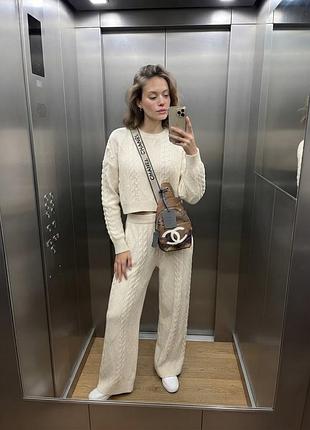 Костюм вязаний zara